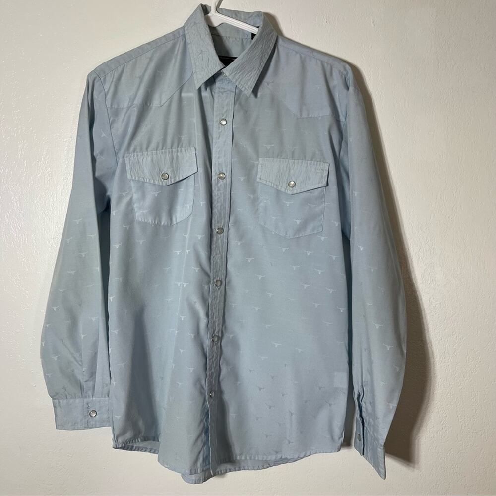 Roper Blue, Pearl Snap Shirt. Western. Size XL(16/18). In good used condition!